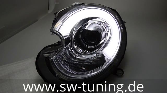 SW Xenon Scheinwerfer Mini One R56/57/55/58/59 06-10 LED Standlicht Chrom SW-Tuning