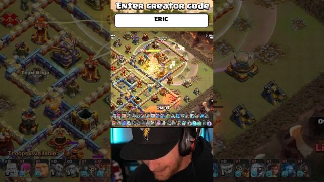 Klaus brings 1 of EVERY TROOP vs MAX TH16! Clash of Clans #clashofclans #esports смотреть онлайн