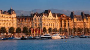 ЖЕНЕВА поездка по столице мира Женеве, Швейцария,