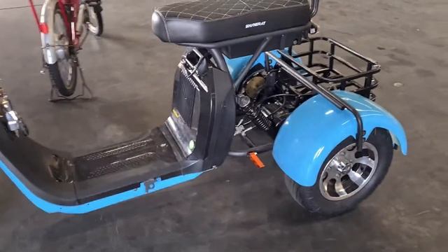 Triciclo Azul Claro Elétrico Lançamento da Shineray Aqui na Maamotos смотреть онлайн