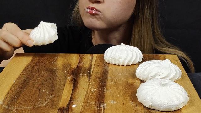 АСМР ПИРОЖНЫЕ БЕЗЕ МУКБАНГ | АСМР MERINGUE CAKES MUKBANG | #CAKES #ПИРОЖНЫЕ #MERINGUE #БЕЗЕ