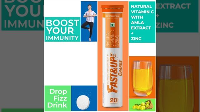 Boost your Immunity with Fast&Up Charge | Natural Vitamin C Supplements смотреть онлайн