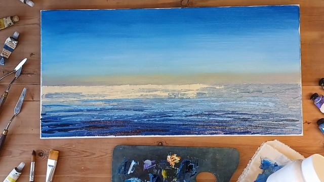 Учимся писать красивый закат на море смотреть онлайн