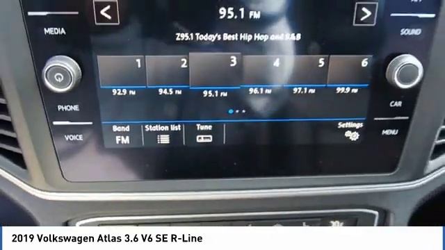 2019 Volkswagen Atlas 3.6 V6 SE R-Line [LISTING TYPE] KC613248 смотреть онлайн