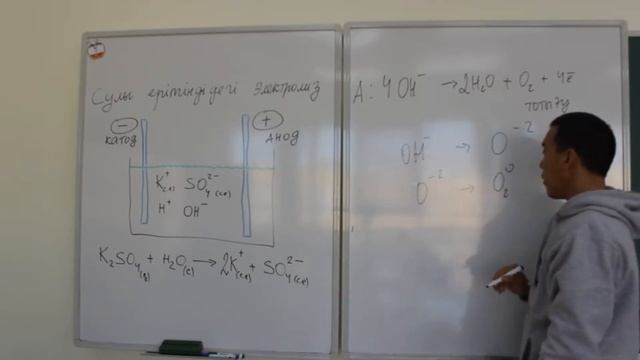 Белсенді металлдың оттекті тұзы ерітіндісінің электролизі смотреть онлайн
