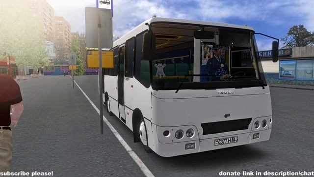 ISUZU BOGDAN A092 DRIVING | OMSI 2 GAMEPLAY [Steering Wheel]