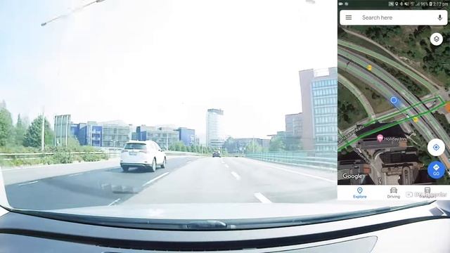 Espoo to Helsinki dashcam and live map 29.7.18 смотреть онлайн