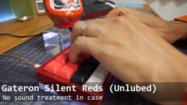 NIU Mini Typing Test with Gateron Silent Red Switches