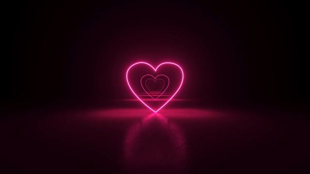 Heart Tunnel | Neon Pink Heart Background Video Loop | Wallpaper Heart | fondo tunel en movimiento смотреть онлайн