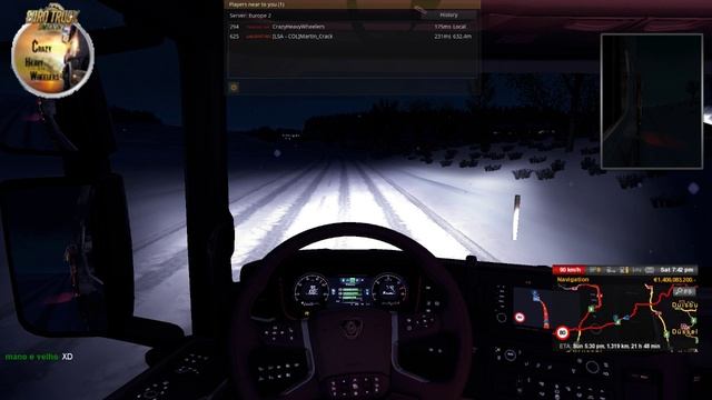 Eurotruck simulator 2: TruckersMP Christmas Grand Gift Delivery 2017 Event Livestream 3 смотреть онлайн