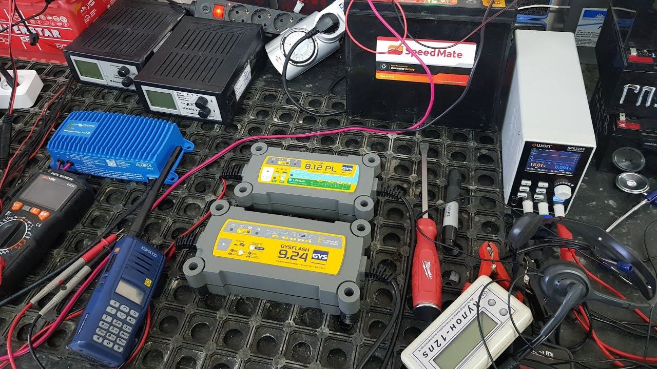 ЗАРЯДНОЕ УСТРОЙСТВО GYS 9.24 - аккумулятор 132 Ач на дальней ДЭС. смотреть онлайн