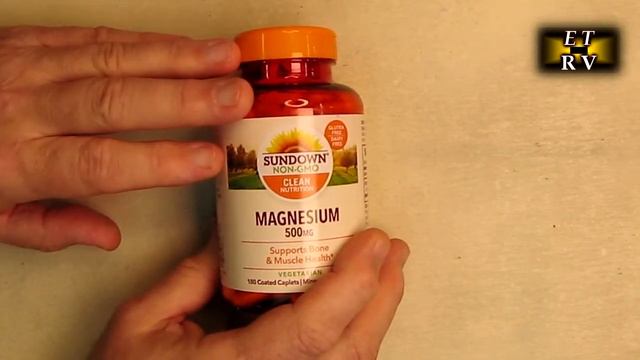 REVIEW Sundown Magnesium Supplement 500mg Coated Caplets, 180 Count, 6 Month Supply