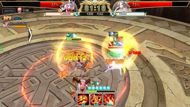 Kings Raid - тест влияния физ защиты смотреть онлайн