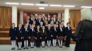 Хор школы 1259, начальное отделение. Педагог Ильина М.И. "Большой хоровод"