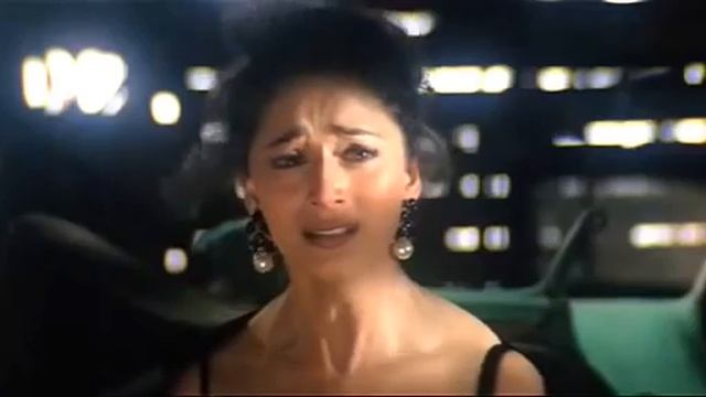 Madhuri Dixit In Black Bra Opens Shirt, Scene From RAJA