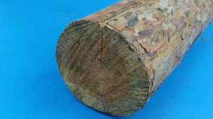 Блестящая идея из старого бревна своими руками