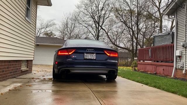 2013 S7 Cold Start (RM down pipes and muffler delete) смотреть онлайн