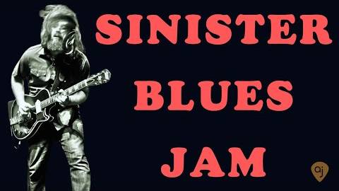 Sinister Blues Rock Jam in A Minor Guitar Backing Track (A Minor - 75 BPM) смотреть онлайн