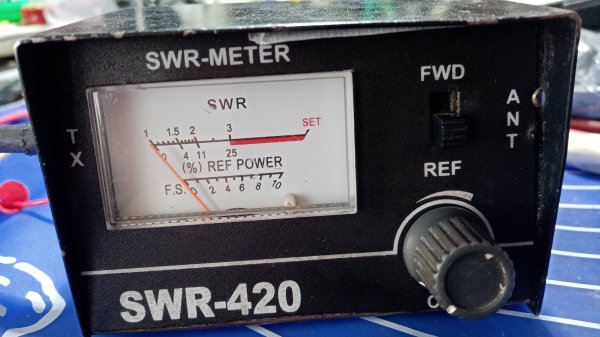 Измеряем КСВ антенны прибором SWR-420
