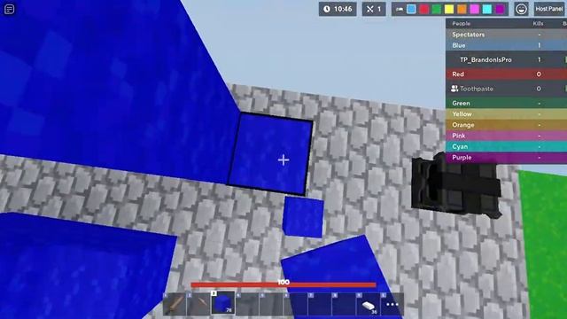 When ur to lazy to jump(Roblox Bedwars)