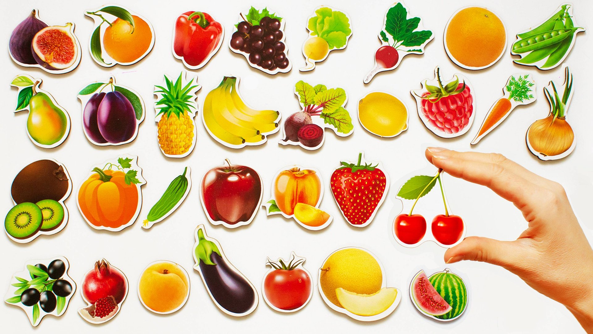 Овощи, фрукты и ягоды для детей. смотреть онлайн