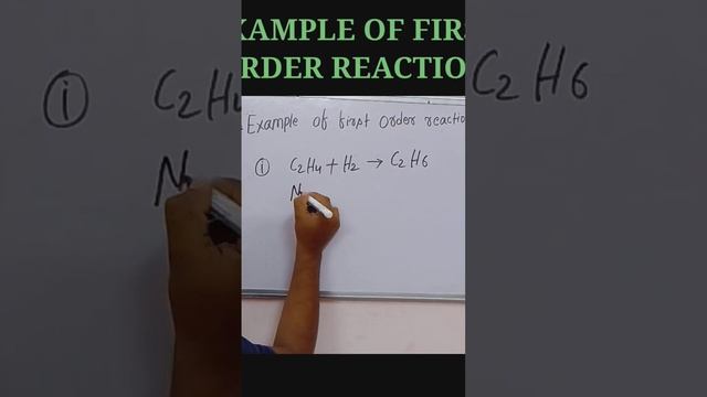 EXAMPLE OF FIRST ORDER REACTION смотреть онлайн