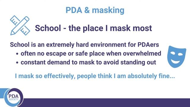 PDA & Masking With James