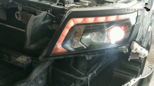Custom Headlight Nissan Navara смотреть онлайн