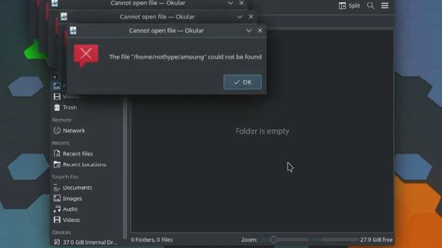 KDE Neon Crazy Error