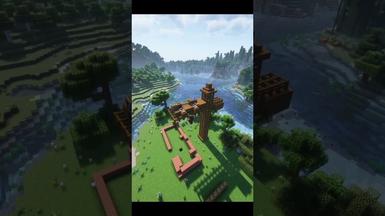 Tower Crane in minecraft #gameshorts #minecraftbuilding смотреть онлайн