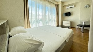 ЖК Посейдон апартаменты 236 | Студия с видом на реку | Первая линия у моря | Аренда | Мамайка | 2024