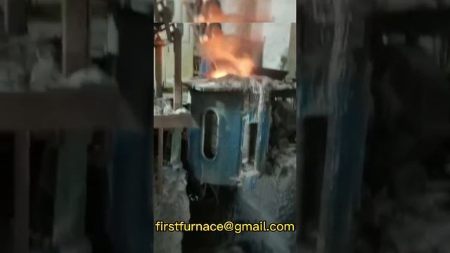 0.75 Ton Intermediate Frequency Furnace Smelting High Manganese Steel Live Video