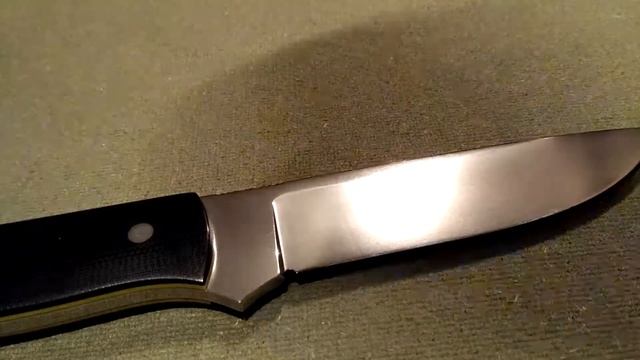 Нож фултанг ручной работы х12мф.Рукоять g-10. смотреть онлайн