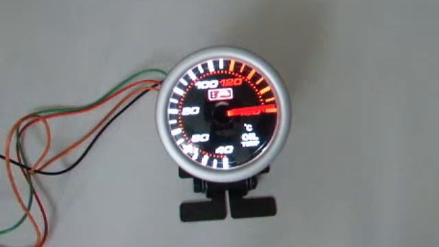 Autogauge smoke 2 series oil temp gauge AG27047SWLLE - www.tuningas.lt смотреть онлайн