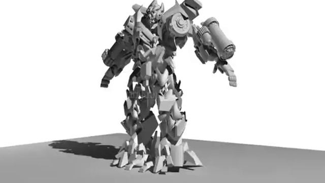 3DS Max Modeling||Mental ray|| hiyenhide model robot|| transformer movie|| show reel смотреть онлайн