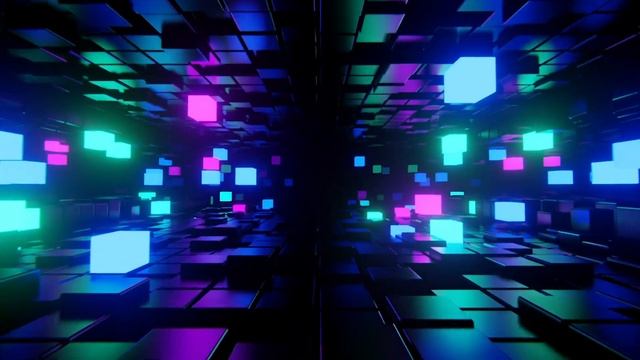 4K Abstract Neon Tunnel смотреть онлайн