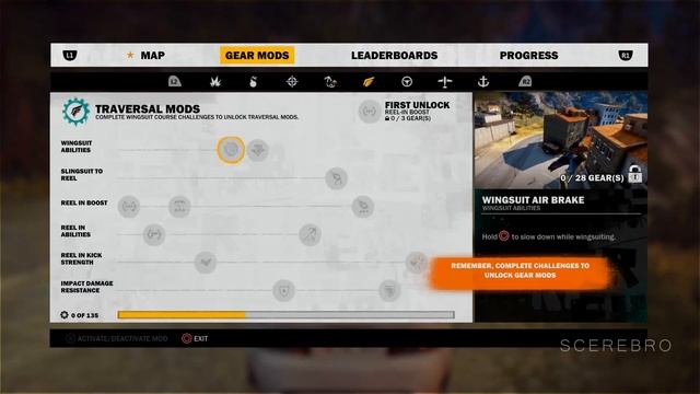 Just Cause 3 - All Gear Mod Upgrades (SHOWCASE ONLY) Default Items