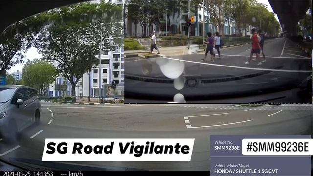25mar2021 Rivervale lane #SMM9236E honda shuttledriving across chevron trying to overtake смотреть онлайн