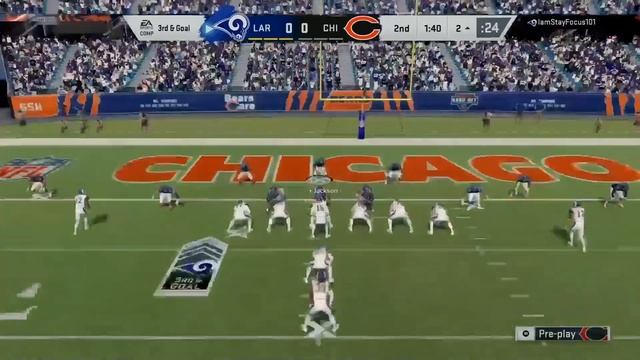 Madden 20 Online Ranked - Bears Vs Rams  (No Ranked Until RUN Is Patched)