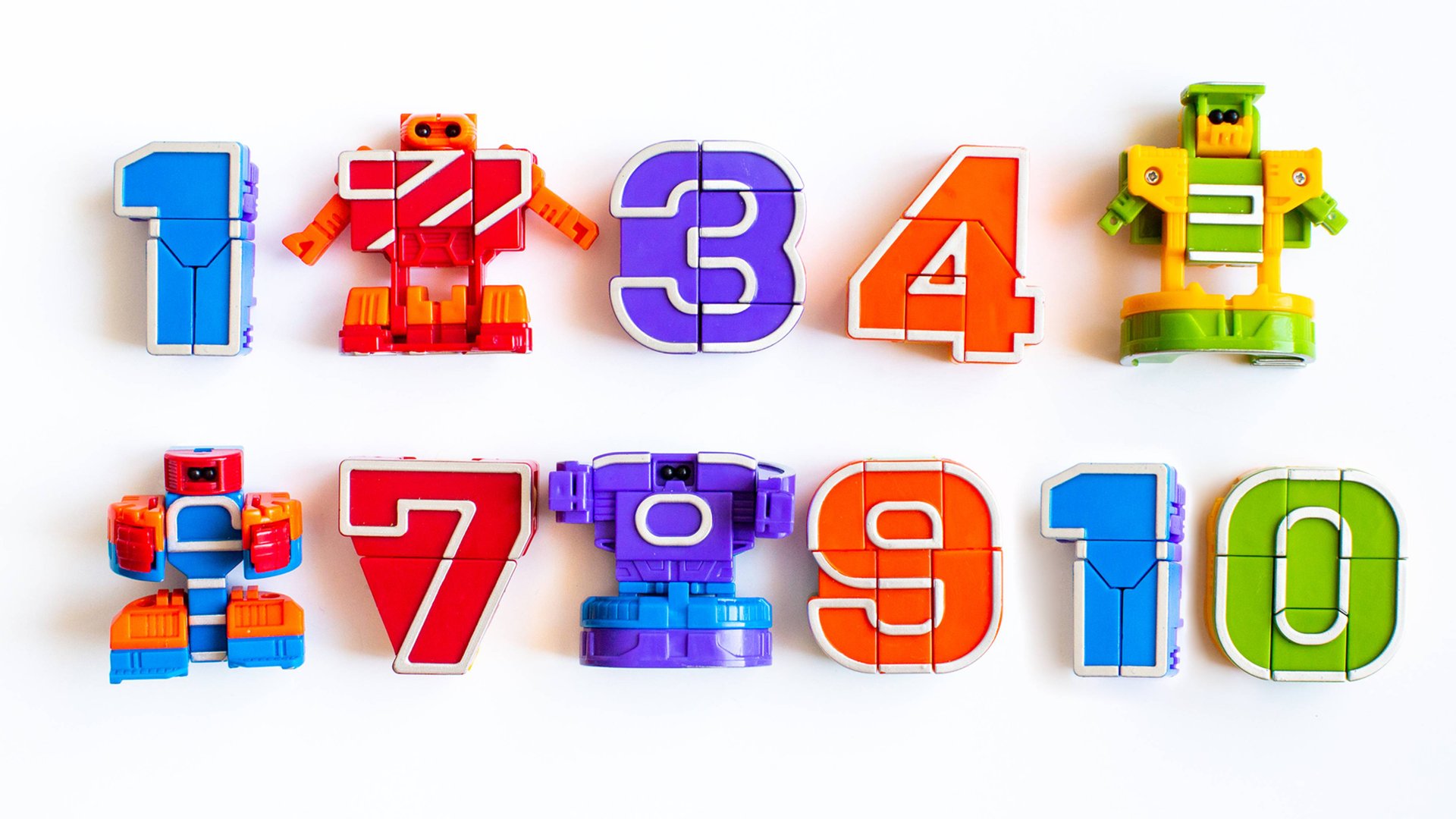 Цифры трансформеры для детей. смотреть онлайн