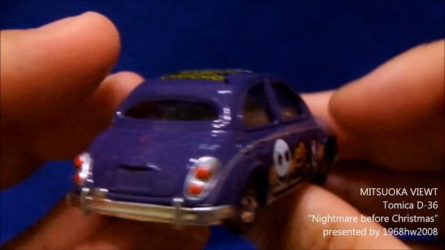 MITSUOKA VIEWT Tomica D-36 "Nightmare Before Christmas" Unboxing 光岡 ビュート смотреть онлайн