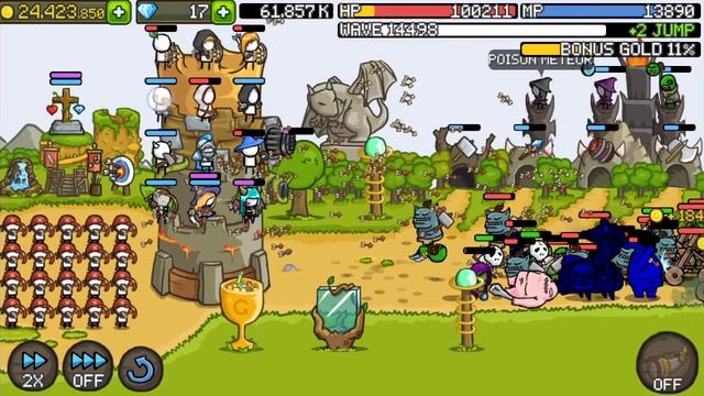 Grow Castle - 14500 Wave + мини обзор