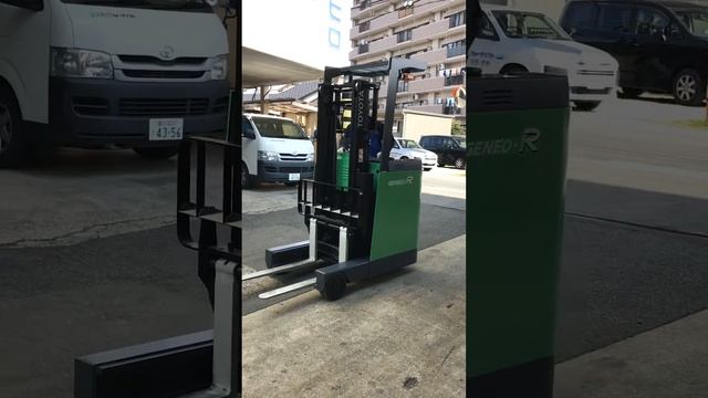 【中古販売】トヨタフォークリフト リーチタイプ 900kg 7FBRK 9 動作確認 смотреть онлайн