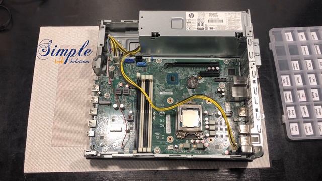 How to Reassemble HP ProDesk 600 G3 Desktop 1MF41PA, assemble HP ProDesk 600 G3 смотреть онлайн