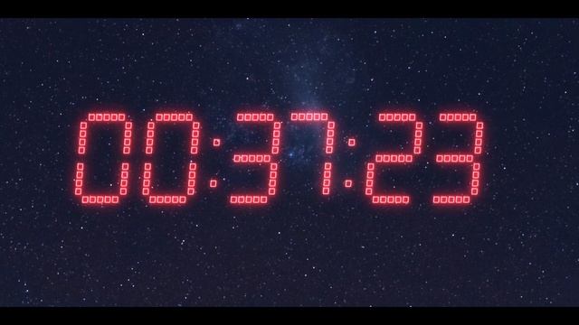 Red neon timer 1 hour 15 minutes countdown смотреть онлайн