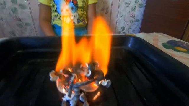 Фараонова змея в домашних условиях , эксперимент , химический опыт смотреть онлайн