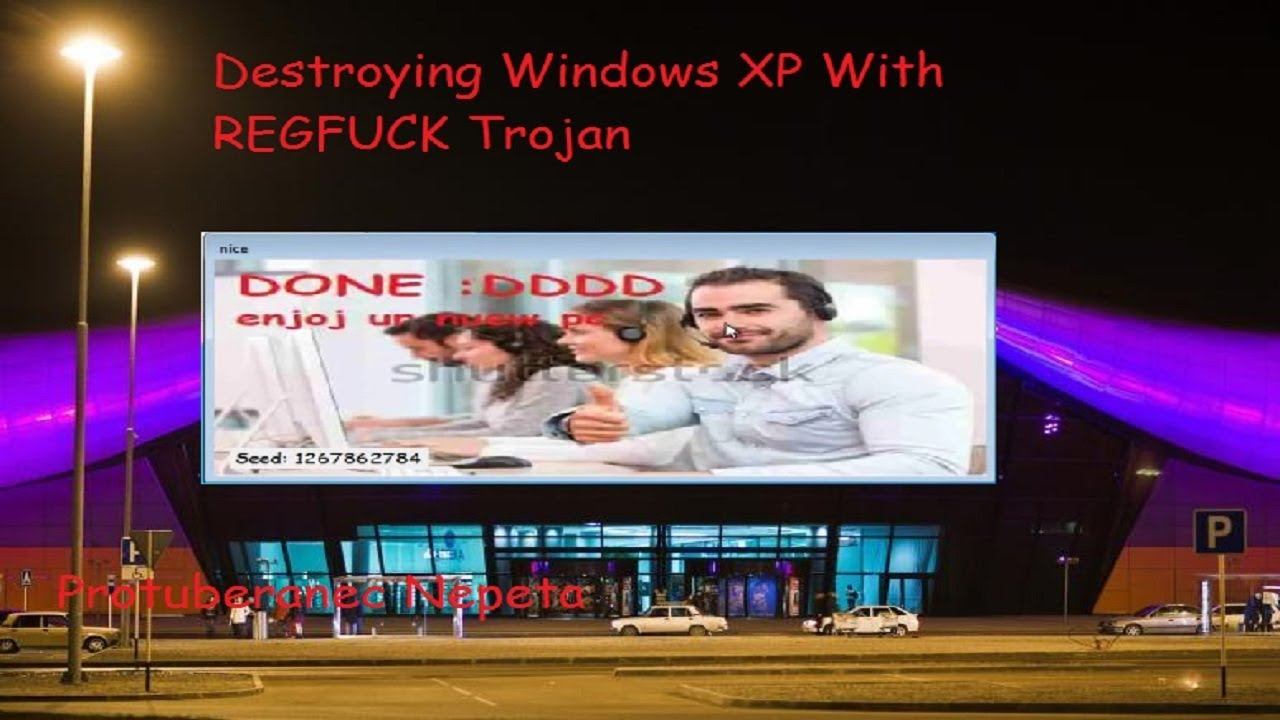 Destroying Windows XP with Trojan.RegFuck смотреть онлайн