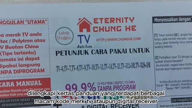 Review Dan Cara Setting Remote Multi type TV-512+DR CHUNGHE смотреть онлайн