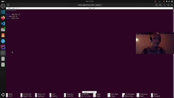 Первые шаги в программировании shell-script для Linux