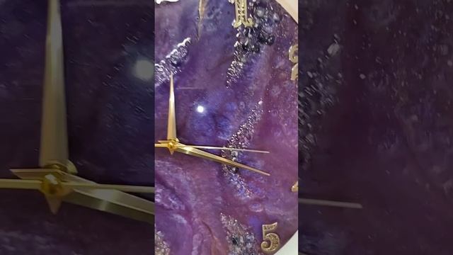 Часы из эпоксидной смолы смотреть онлайн